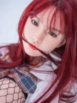 Kiana 5.18ft (158cm) Small Breast Japanese Campus Queen Red Hair ALL-IN-ONE TPE AI Love Doll & Silicone AI Love Doll DX181007-S4 YouQu Doll, Default Silicone Head With Tongue & Teeth