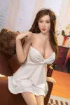 Bai Die 5.25ft (160cm) Big Breast Alluring Asian Girl ALL-IN-ONE TPE Sex Doll & Silicone Sex Doll DX18204 YouQu Doll